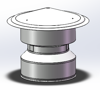 down draught cowl